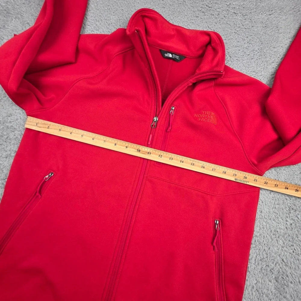 The North Face Full Zip Fleece Lined Jacket Mens Large Red